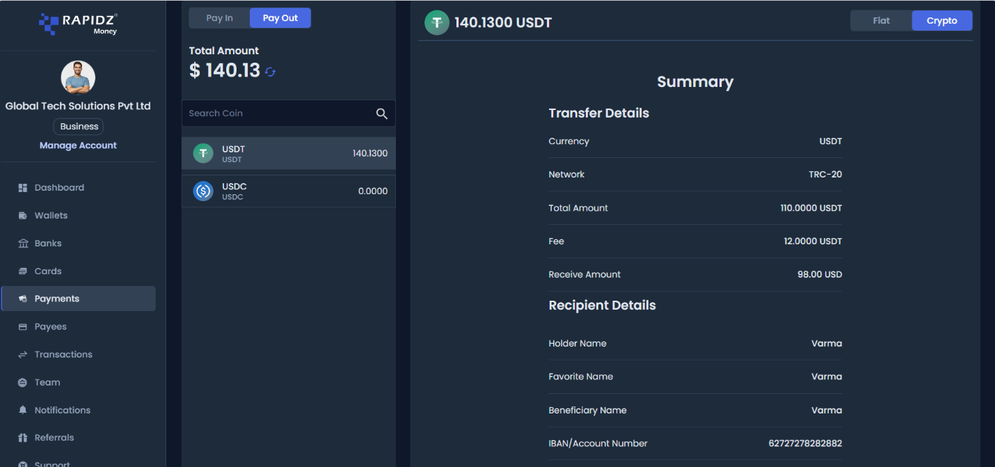 payments